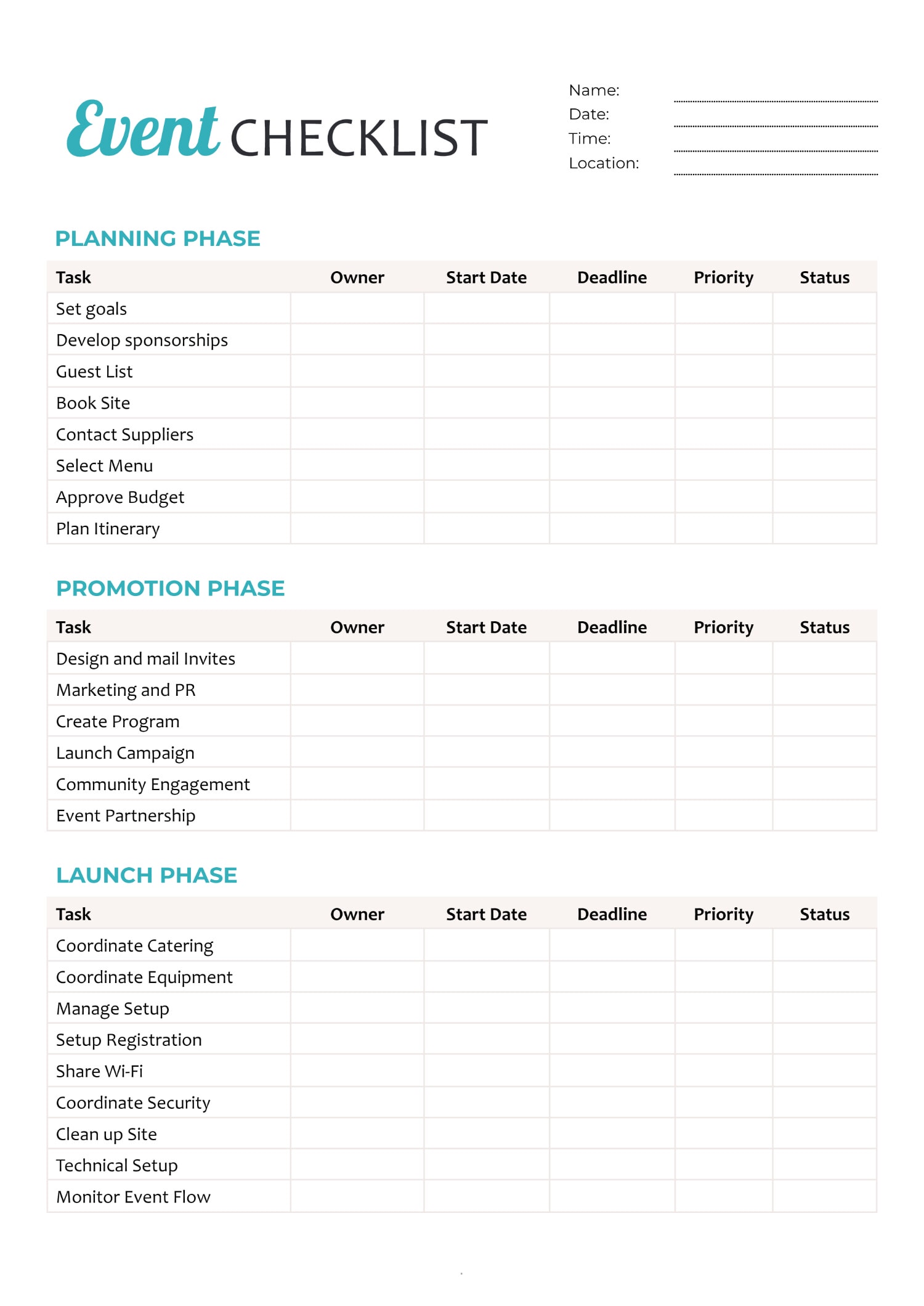 Event Planning To Do List - Word | Google Docs - Highfile event-planning-to-do-list-word-google-docs-highfile