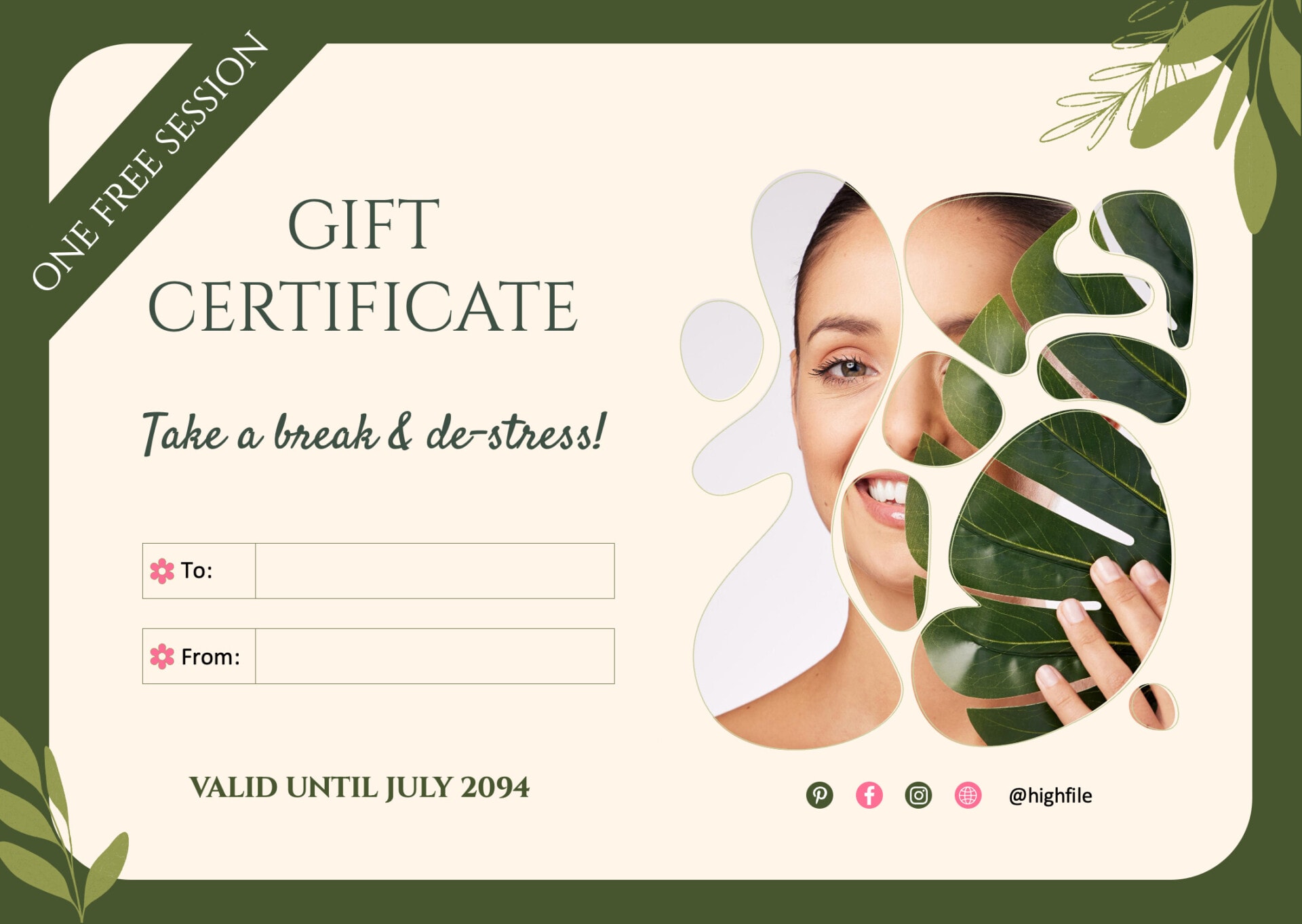green-and-beige-massage-gift-certificate-template-powerpoint-google-slides-highfile for Free Printable Massage Gift Certificates Green and Beige Massage Gift Certificate Template - PowerPoint | Google Slides - Highfile for Free Printable Massage Gift Certificates