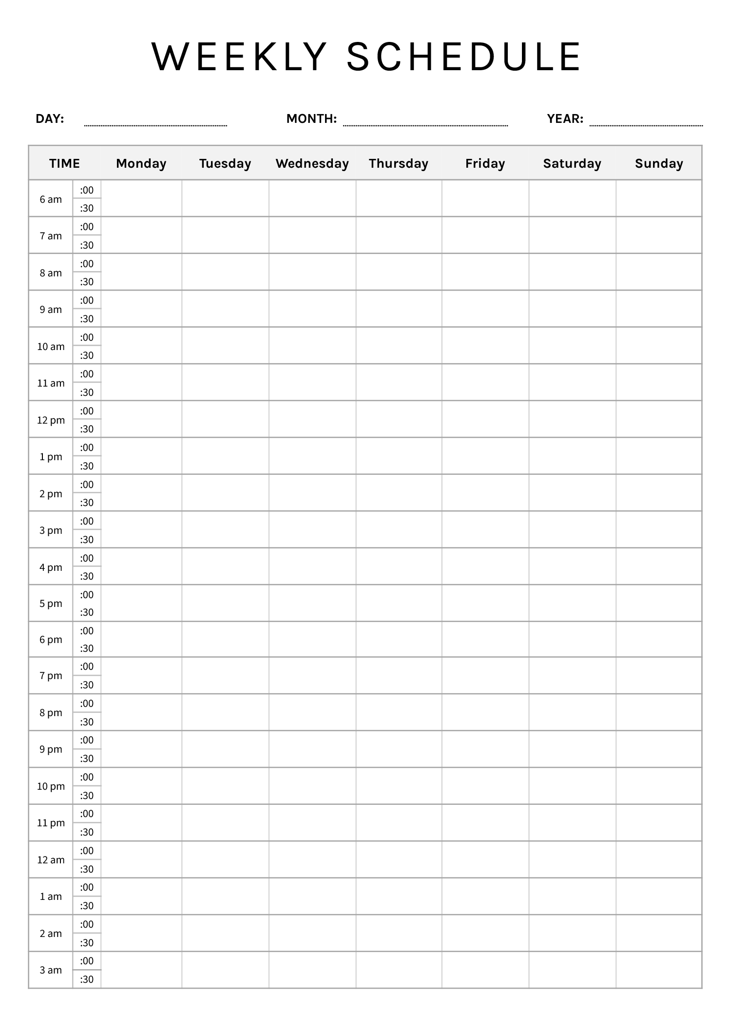 How To Make A Schedule 12 Steps with Templates Highfile how-to-make-a-schedule-12-steps-with-templates-highfile