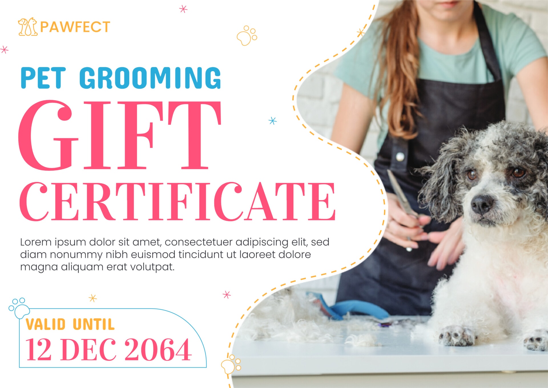 Pet Grooming Gift Certificate Template Word Google Docs Adobe pet-grooming-gift-certificate-template-word-google-docs-adobe