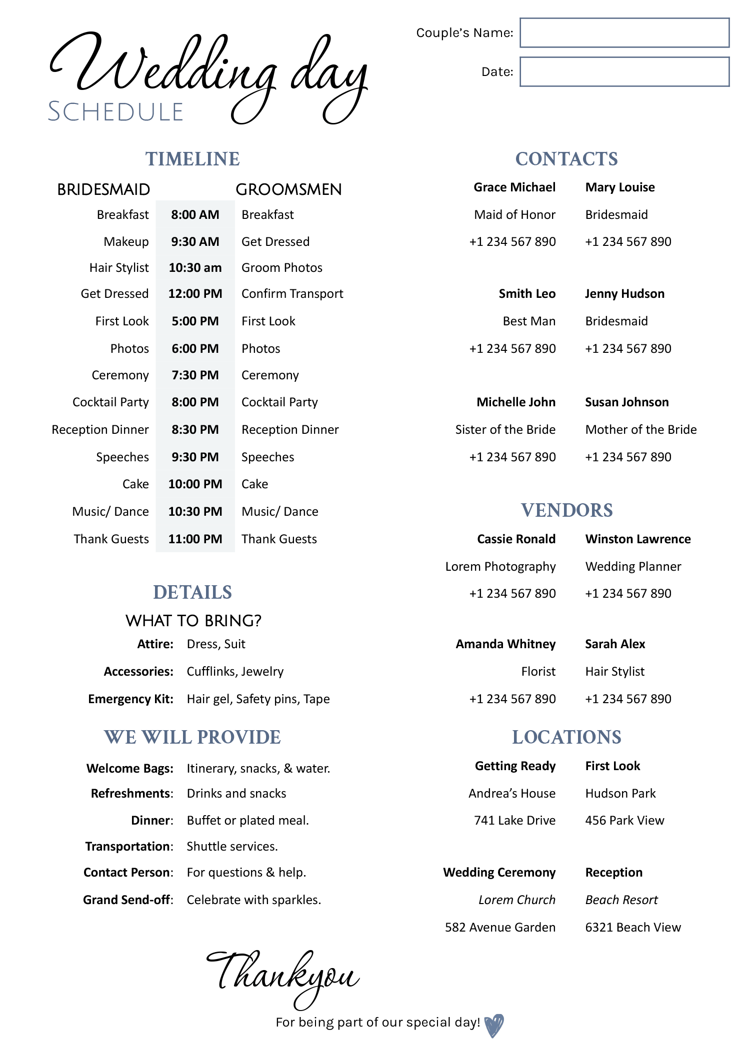 Wedding Day Schedule Template Word Google Docs Highfile Wedding Day Schedule Template Word Google Docs Highfile