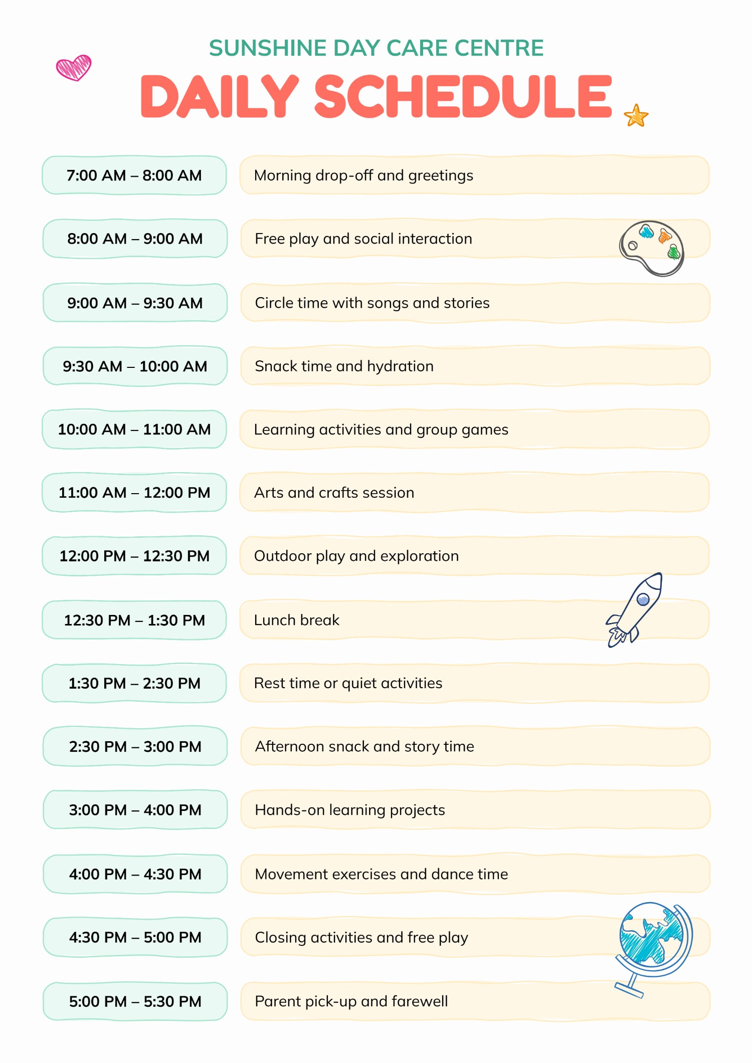 Elderly Daily Schedule Template Google Docs Word Highfile Elderly Daily Schedule Template Google Docs Word Highfile