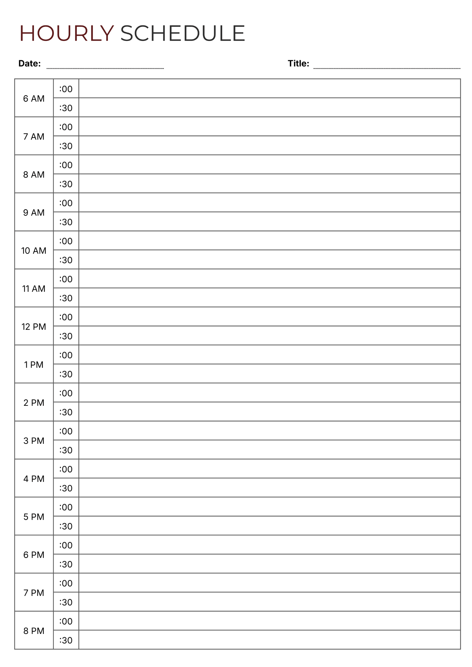 12 Hour Schedule Template Google Docs Word Highfile 12 Hour Schedule Template Google Docs Word Highfile