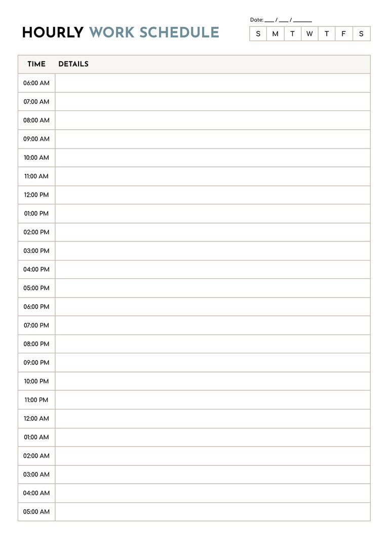 How to Make a Work Schedule: 10 Steps (with Templates) - Highfile