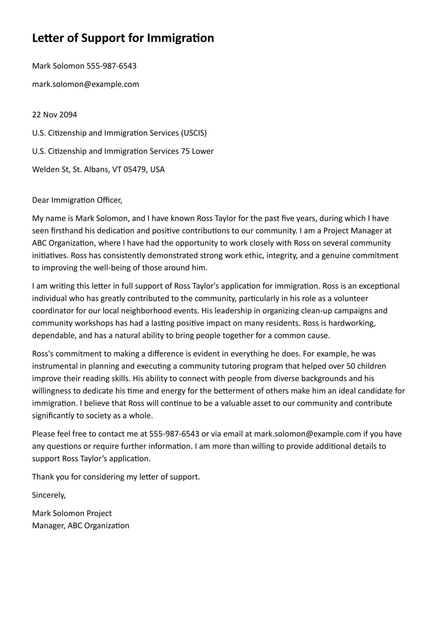 How to Write a Letter of Support: 8 Steps (with Templates) – Highfile