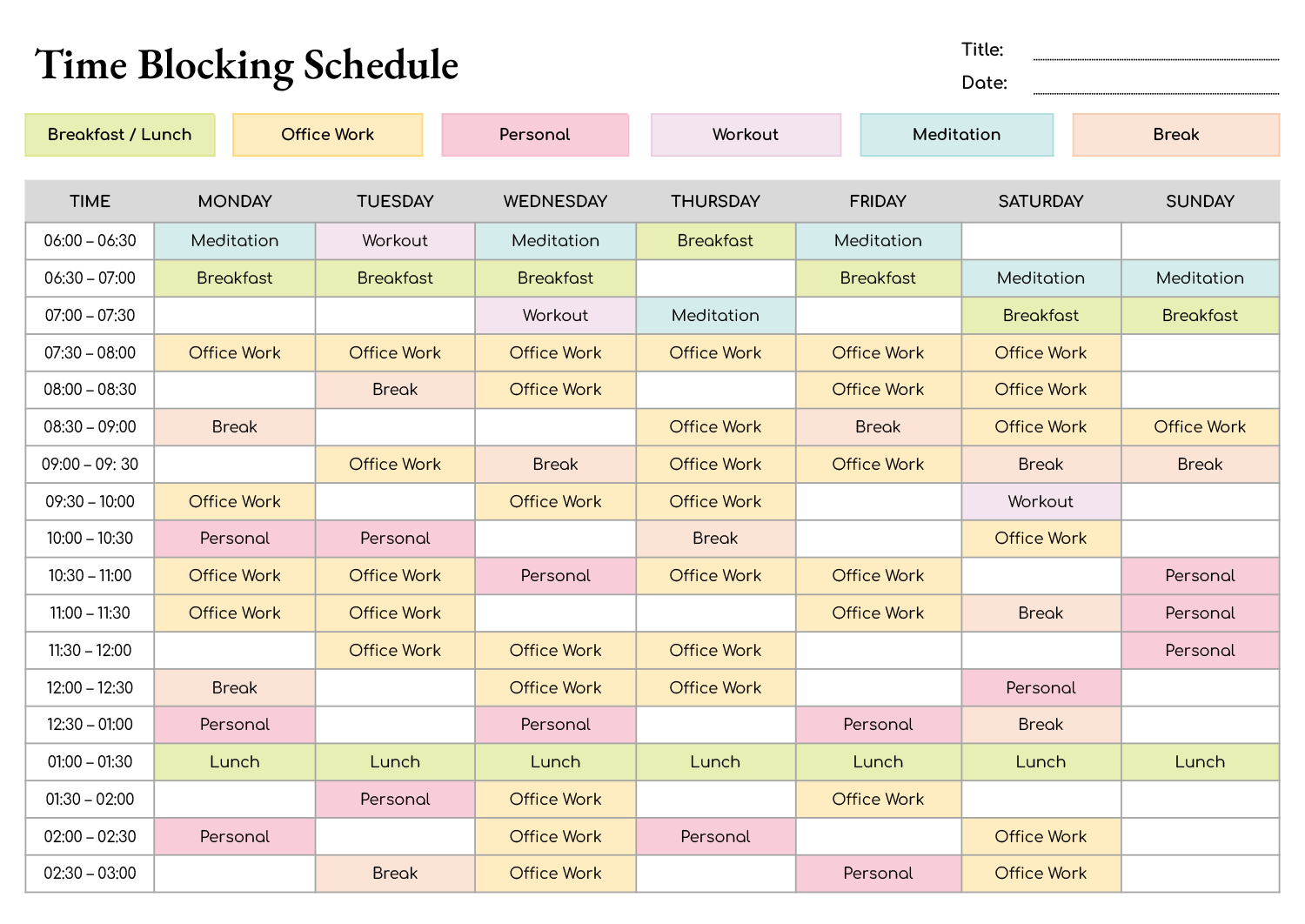 12Hour Shift Schedule Template Google Docs Word Highfile 12Hour Shift Schedule Template Google Docs Word Highfile
