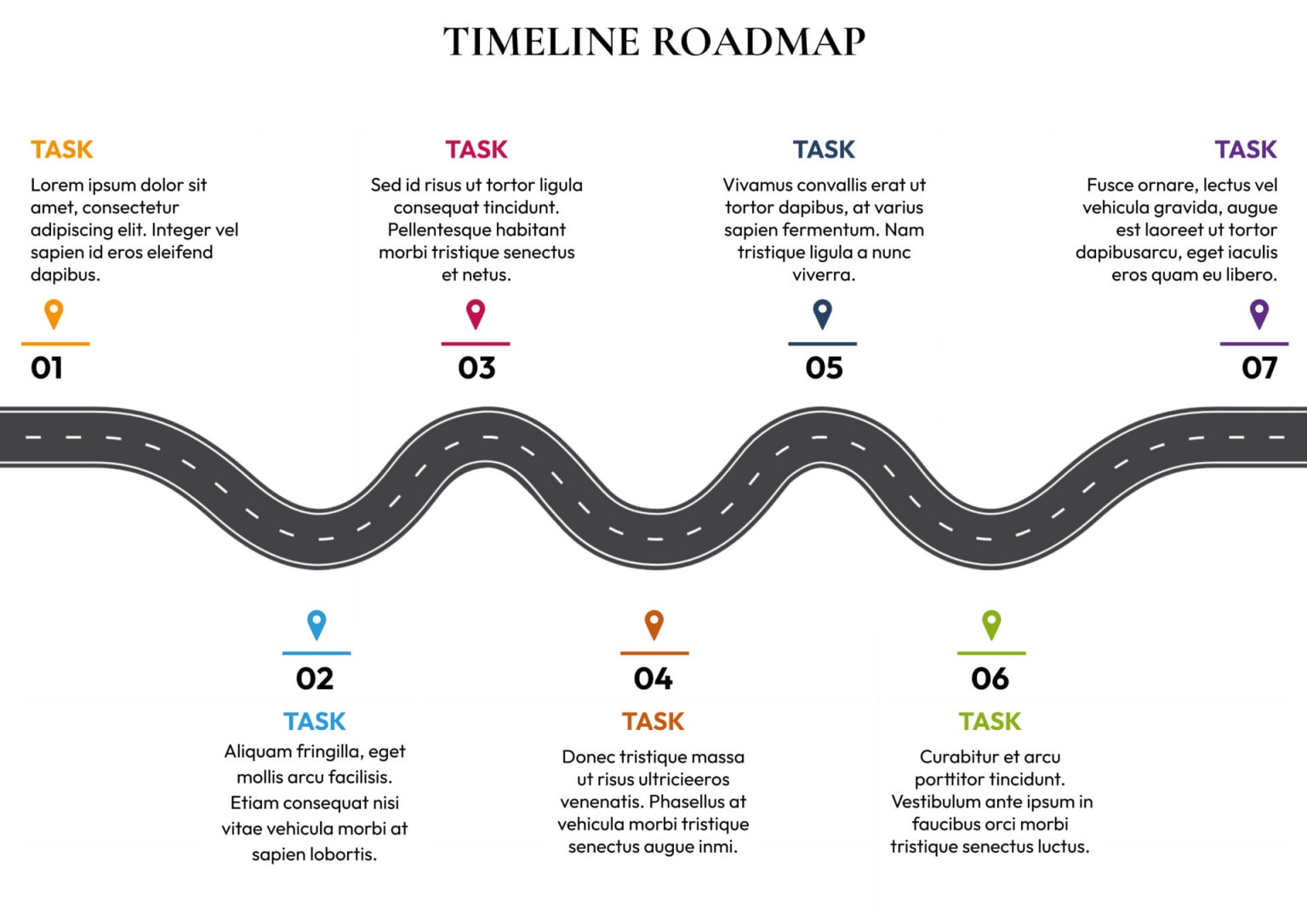 Free Customizable Roadmap Templates - Highfile
