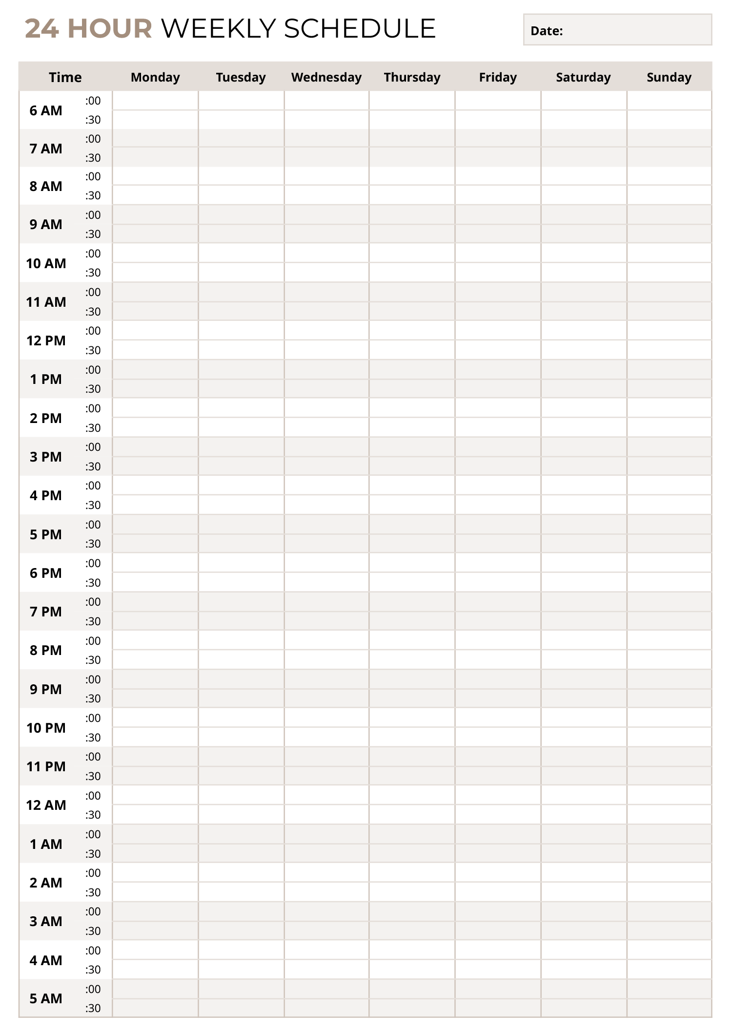 15 Minute Schedule Template Excel Word Google Docs 15-minute-schedule-template-excel-word-google-docs