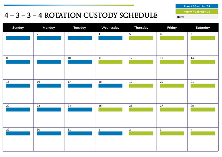 2 2 5 5 Rotation Custody Schedule Template Google Docs Word Highfile 2-2-5-5-rotation-custody-schedule-template-google-docs-word-highfile