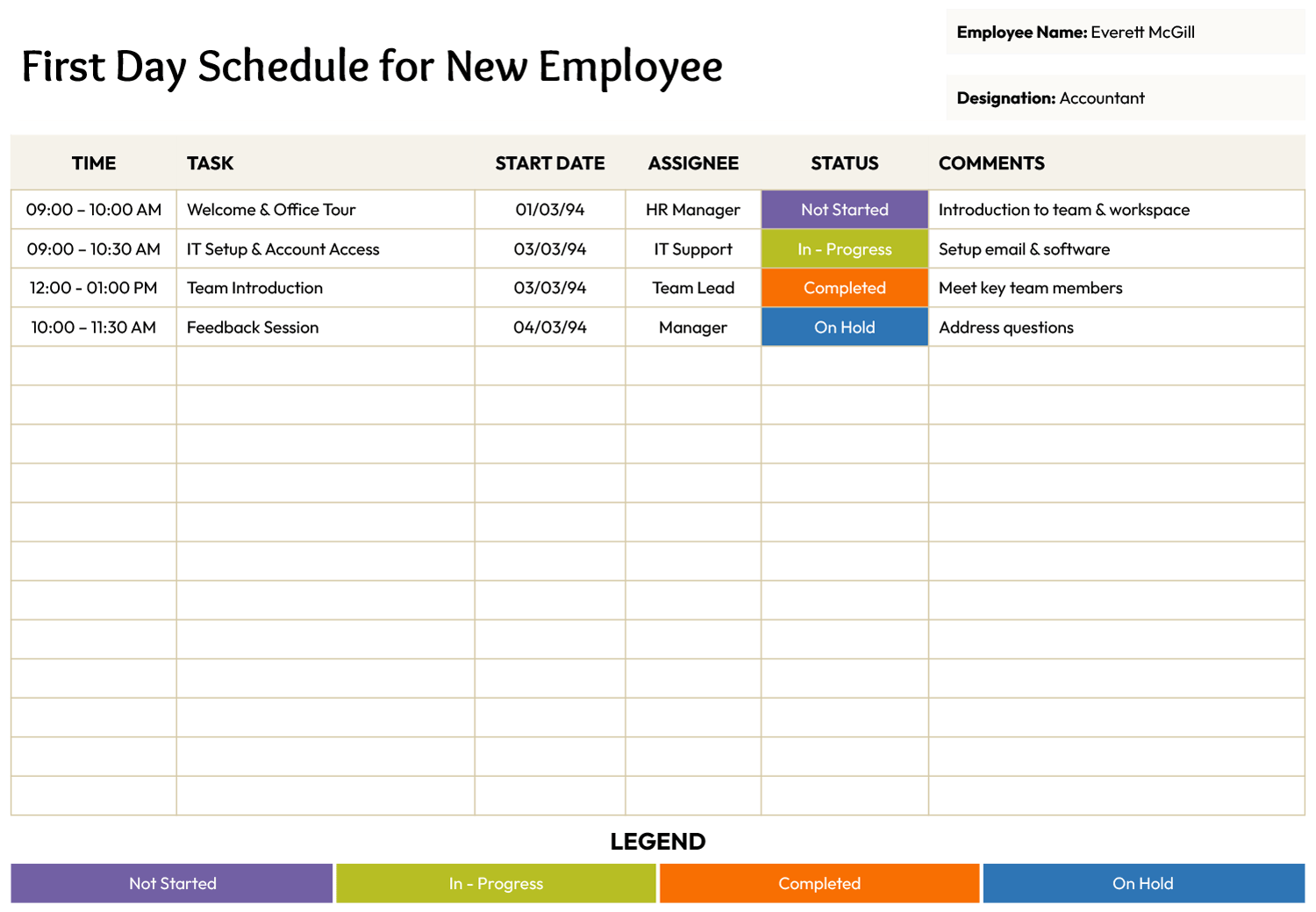 Staff Schedule Template Highfile staff-schedule-template-highfile