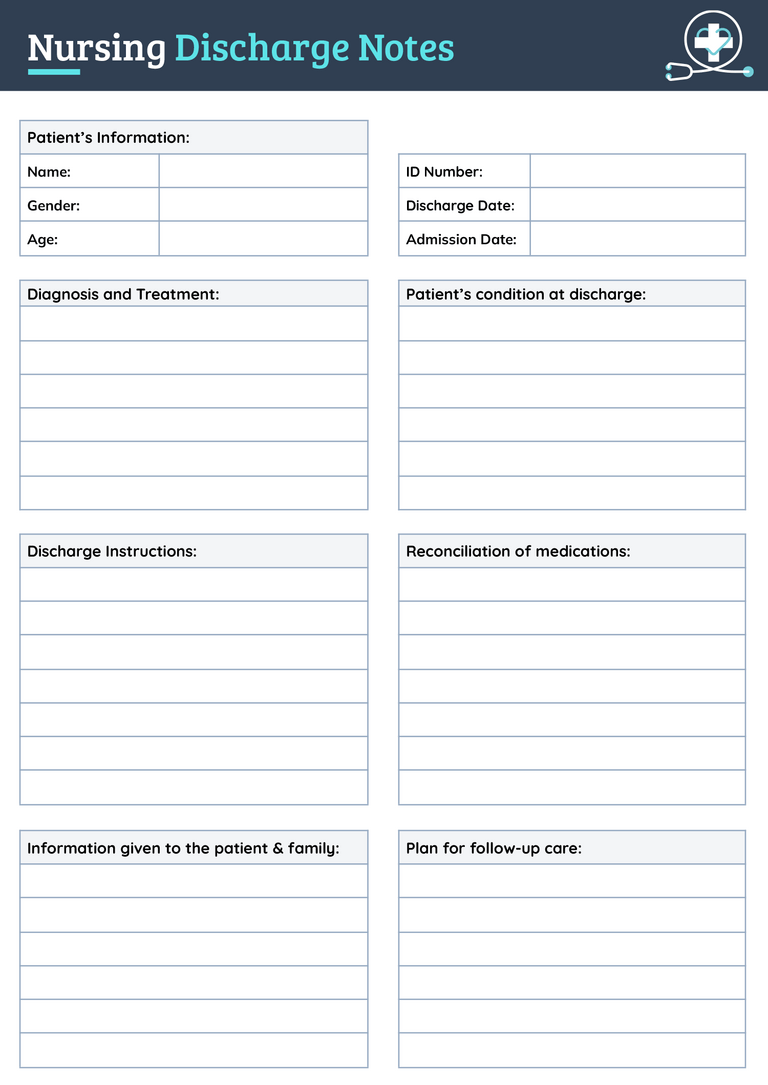Nursing Shift Change Report Sheet - Google Docs | Word - Highfile