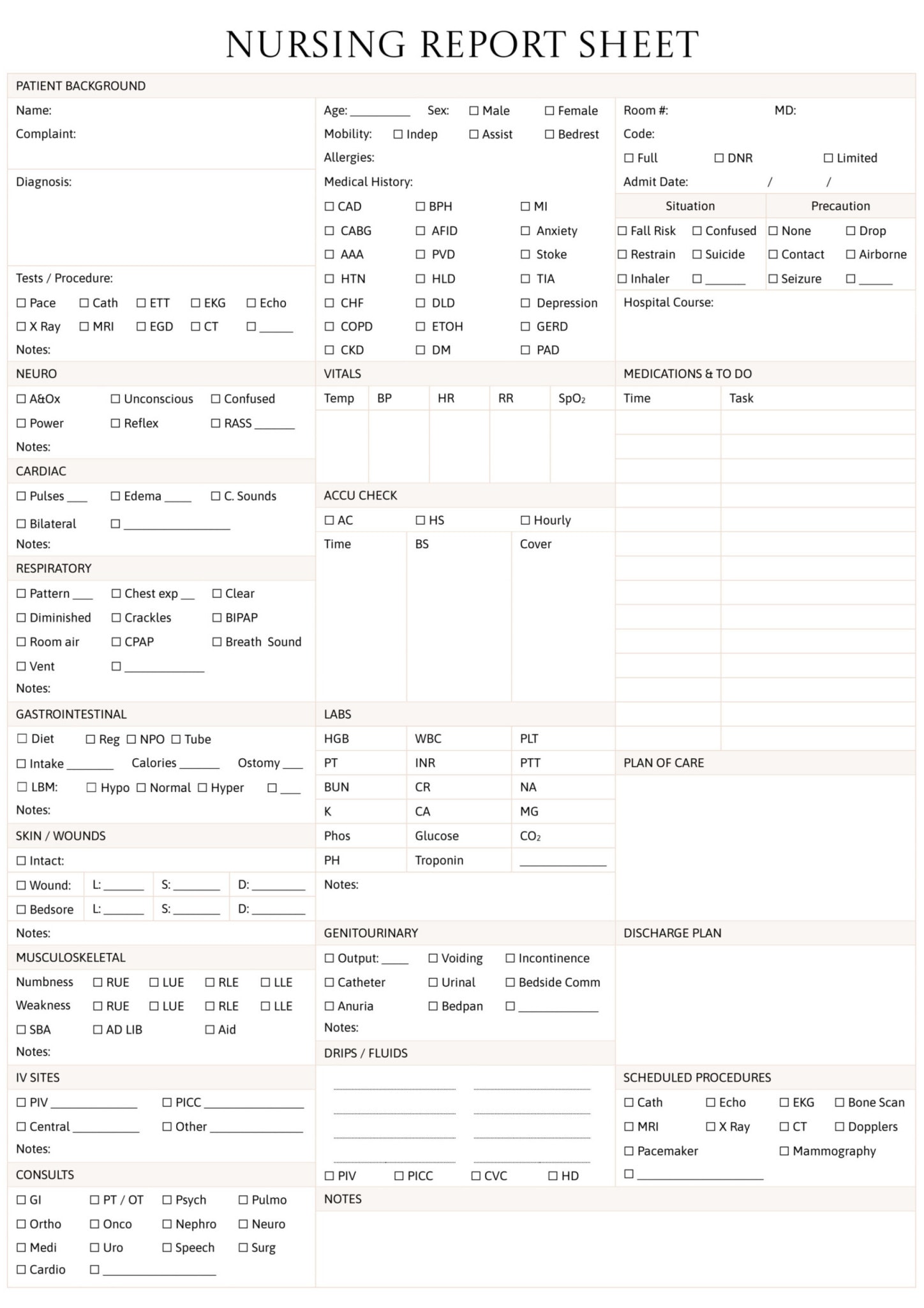 Nursing Notes Example - Word | PDF | Google Docs - Highfile