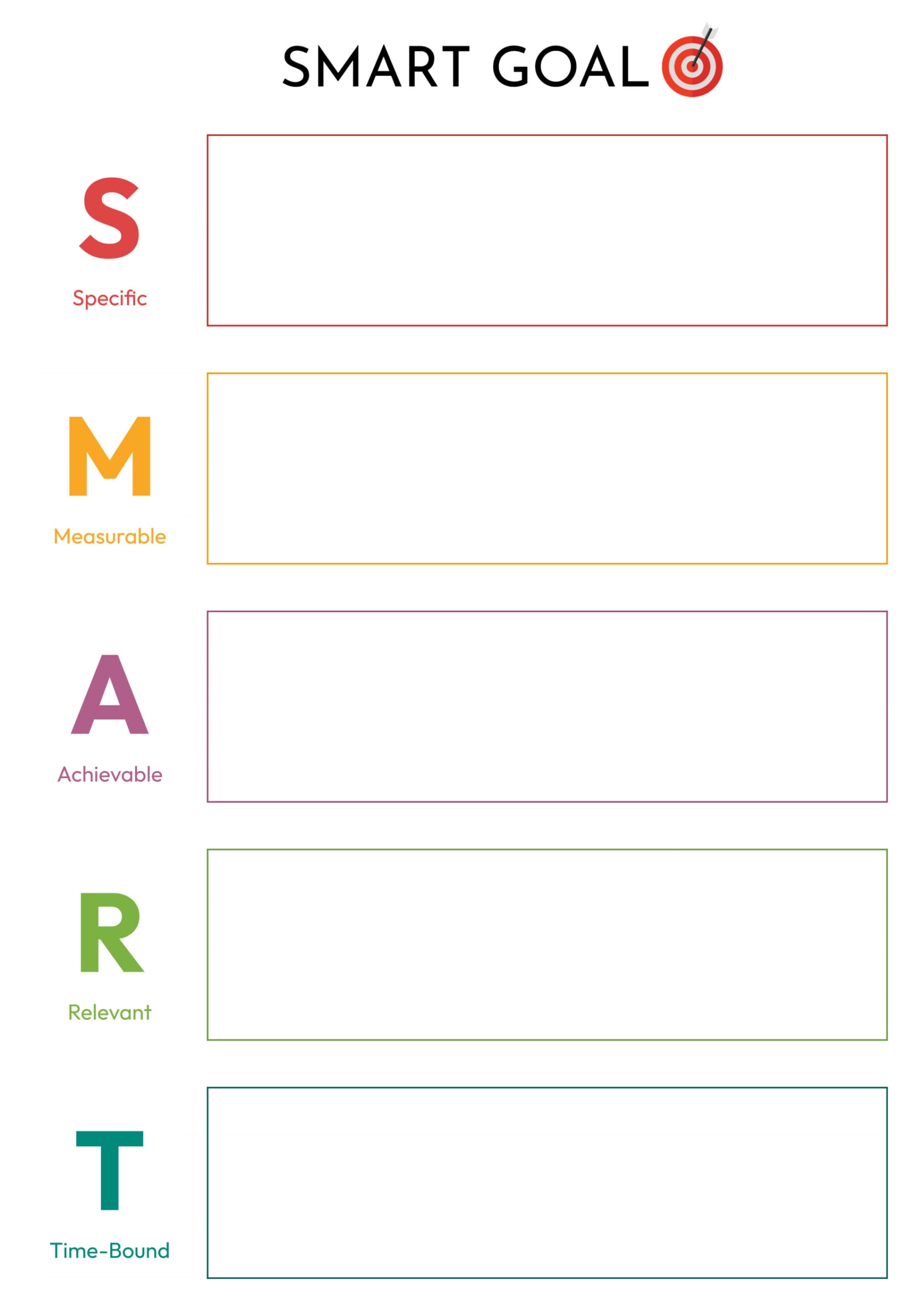 SMART Goal Setting Template Google Docs Word Highfile SMART Goal Setting Template Google Docs Word Highfile