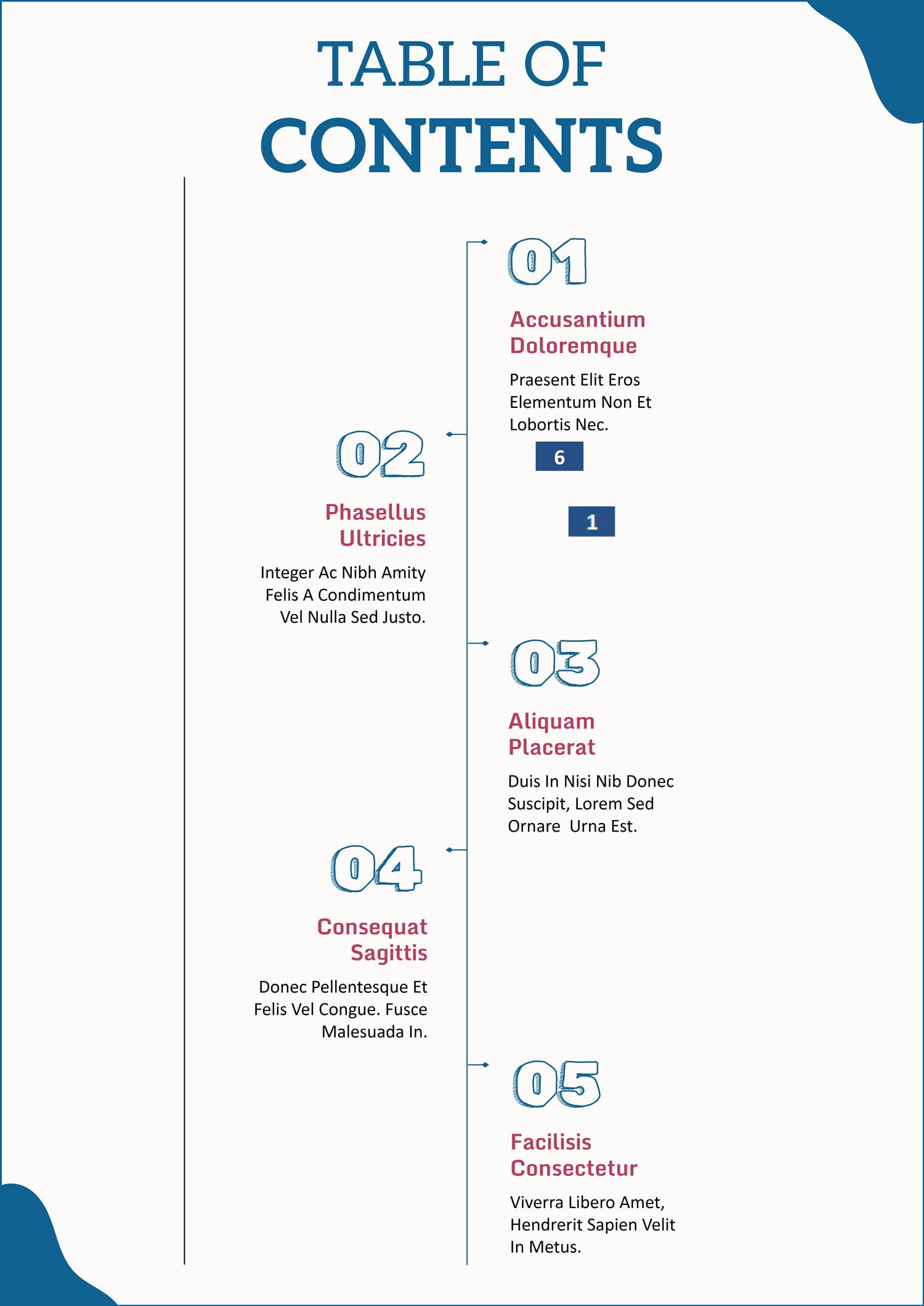 20 Table Of Contents Templates And Examples Free Template Downloads