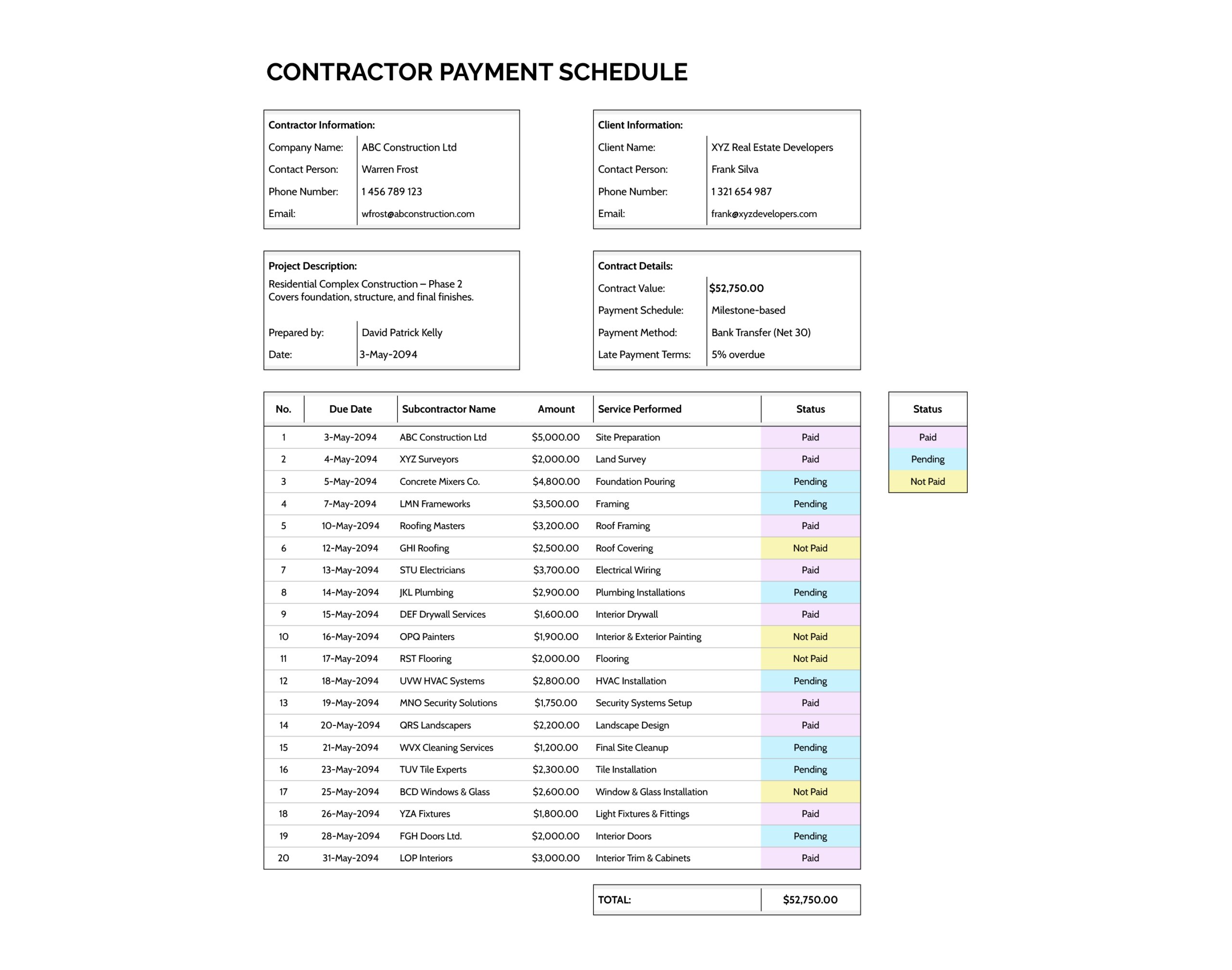 Rent Payment Schedule Template Google Docs Word Highfile rent-payment-schedule-template-google-docs-word-highfile