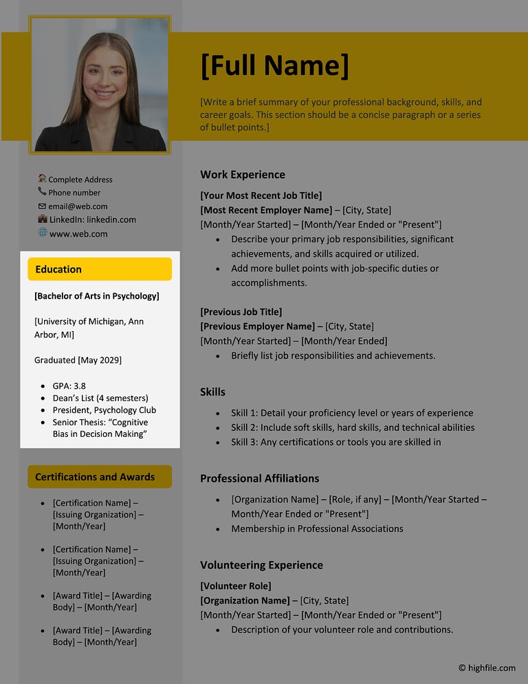 How to Write Your Address on a Resume: 6 Steps (with Examples) - Highfile