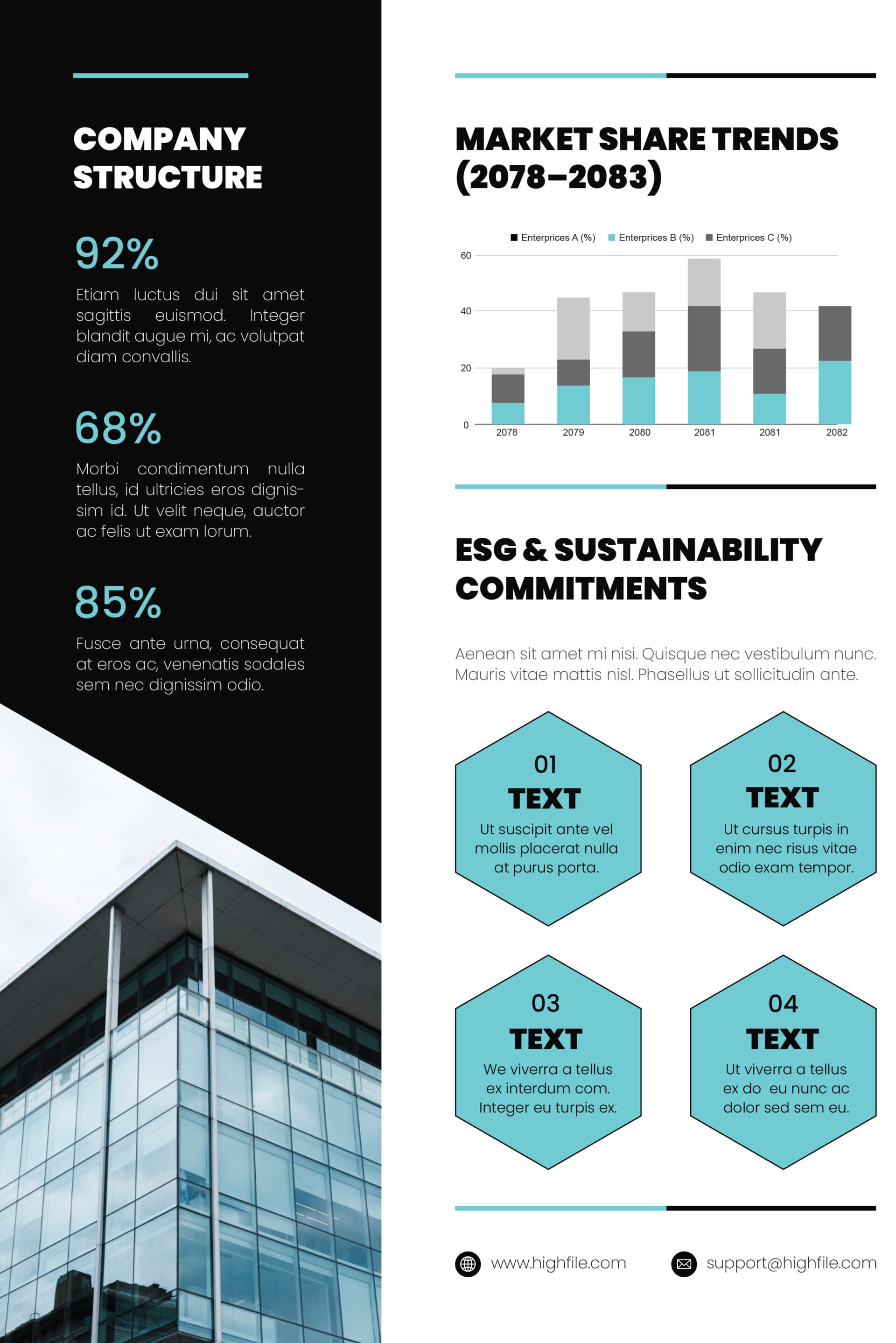 Enterprise Profile Fact Sheet Template - Google Slides | PowerPoint ...