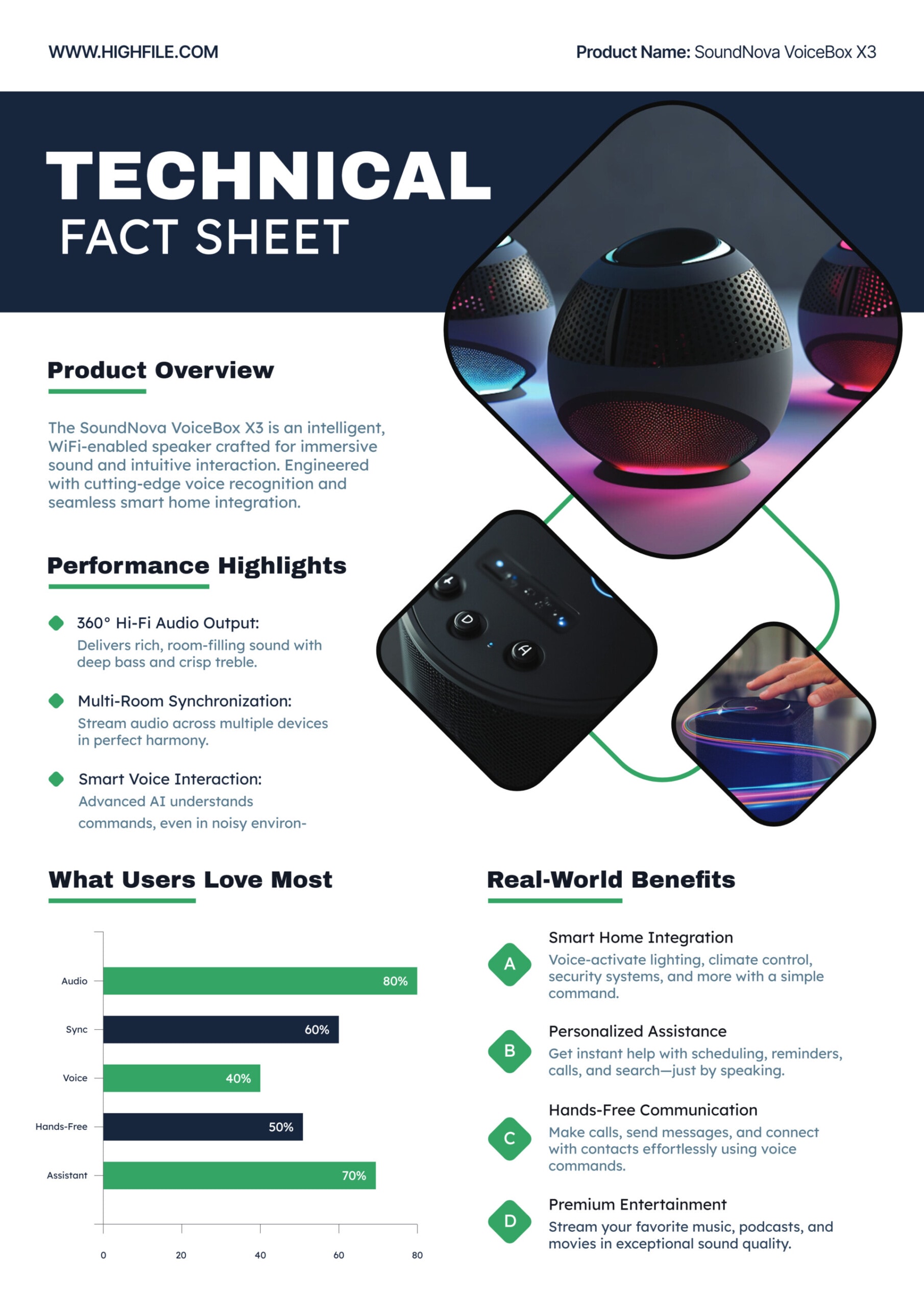 Non-Profit Success & Vision Fact Sheet Template - Google Slides ...