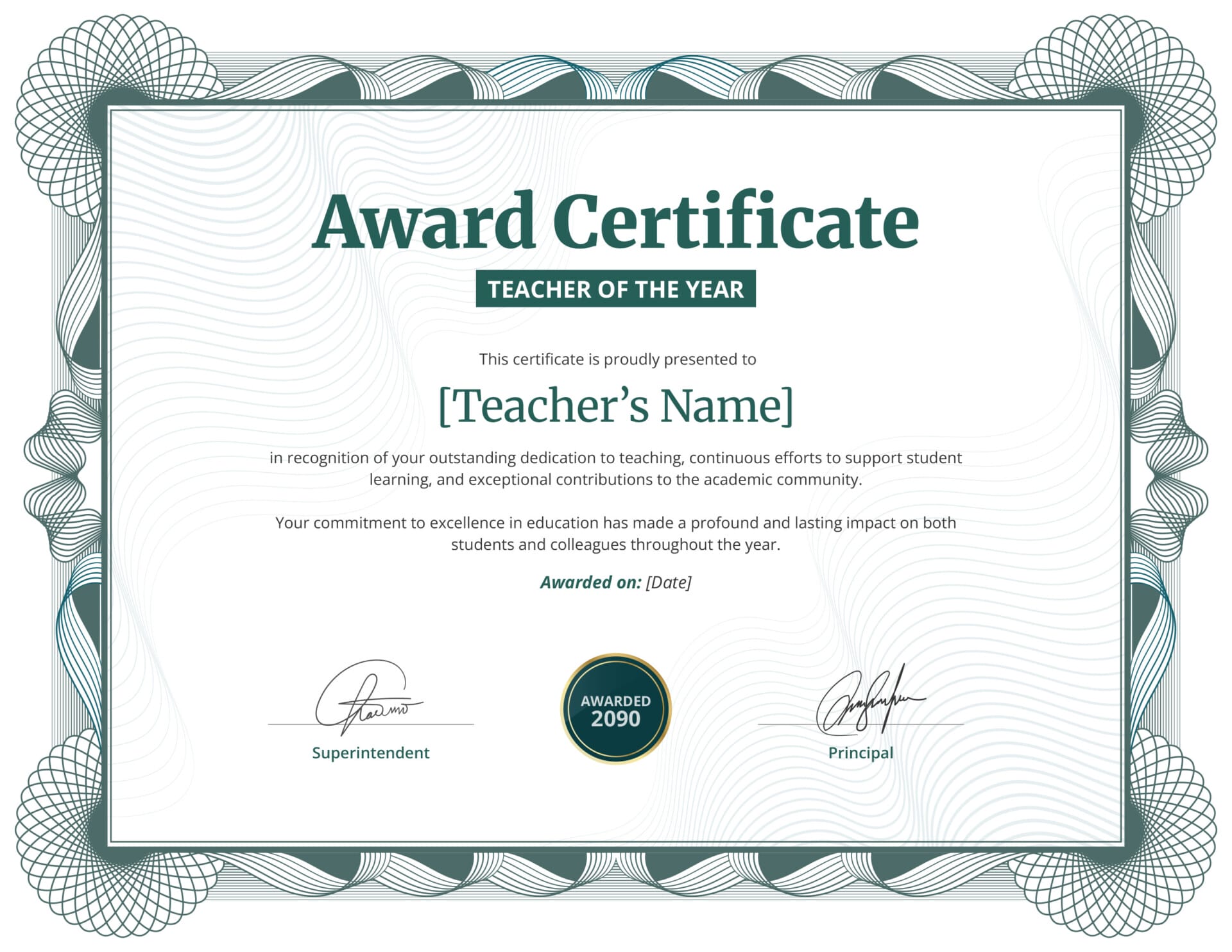 Attendance Award Certificate Template Highfile Attendance Award Certificate Template Highfile