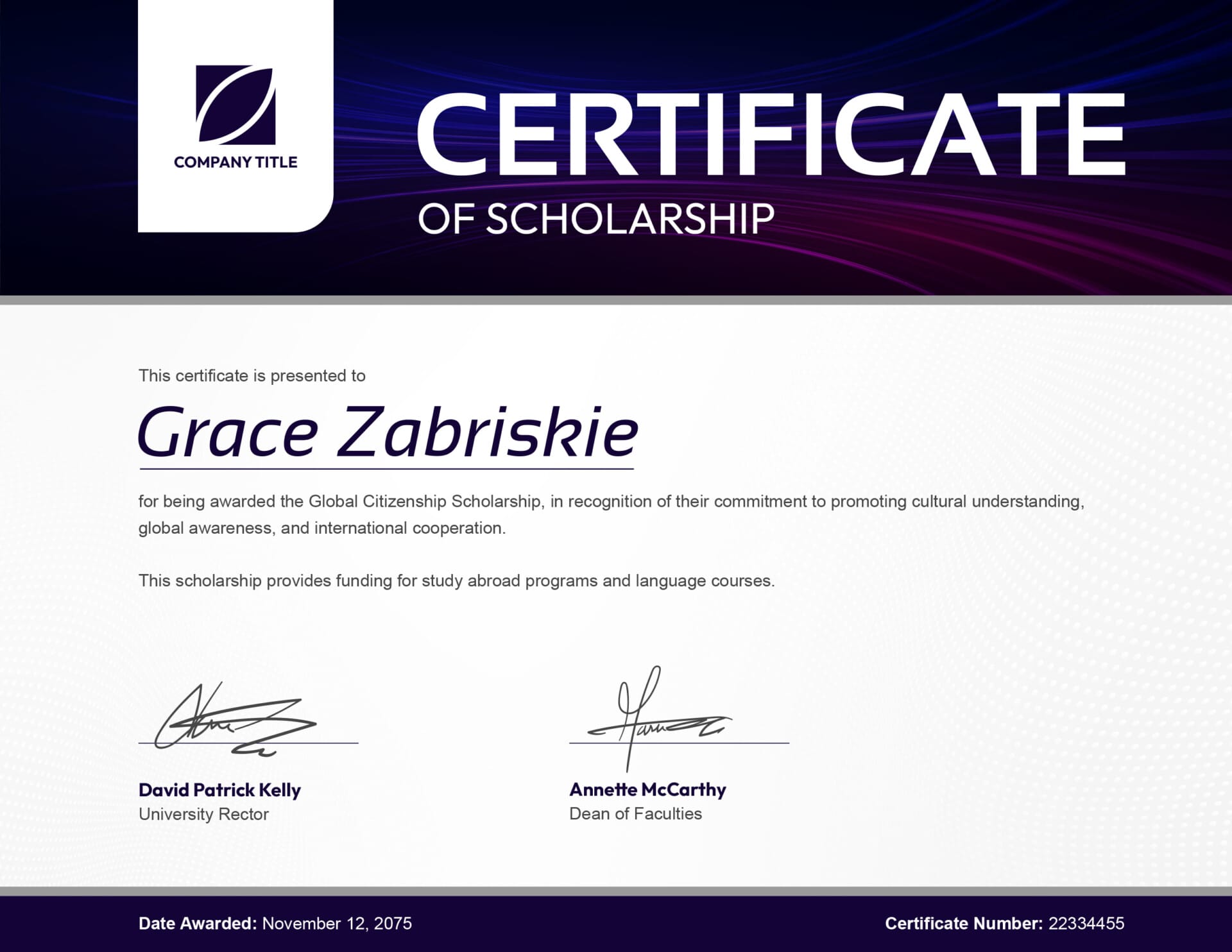 Olive Edge Scholarship Certificate Template Highfile Olive Edge Scholarship Certificate Template Highfile